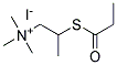 PROPIONYL-BETA-METHYL-THIOCHOLINE IODIDE Struktur