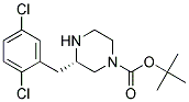 (S)-3-(2,5-DICHLORO-BENZYL)-PIPERAZINE-1-CARBOXYLIC ACID TERT-BUTYL ESTER Struktur