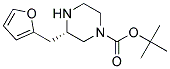 (S)-3-FURAN-2-YLMETHYL-PIPERAZINE-1-CARBOXYLIC ACID TERT-BUTYL ESTER Struktur