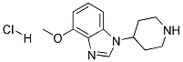 4-METHOXY-1-(PIPERIDIN-4-YL)-1H-BENZO[D]IMIDAZOLE HYDROCHLORIDE Struktur