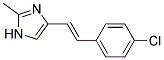 4-[2-(4-CHLORO-PHENYL)-VINYL]-2-METHYL-IMIDAZOLE Structure