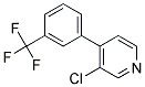 3-CHLORO-4-(3-(TRIFLUOROMETHYL)PHENYL) PYRIDINE Struktur