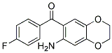 (7-AMINO-2,3-DIHYDRO-1,4-BENZODIOXIN-6-YL)(4-FLUOROPHENYL)METHANONE Struktur