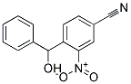 4-(HYDROXY-PHENYL-METHYL)-3-NITRO-BENZONITRILE Struktur