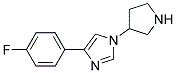 4-(4-FLUORO-PHENYL)-1-PYRROLIDIN-3-YL-1H-IMIDAZOLE Structure