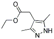 (3,5-DIMETHYL-1H-PYRAZOL-4-YL)-ACETIC ACID ETHYL ESTER Struktur