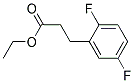 3-(2,5-DIFLUORO-PHENYL)-PROPIONIC ACID ETHYL ESTER Struktur