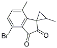 4-BROMO-7-METHYL-1,1-(PROPYLENEDIOXO)-INDANE Struktur