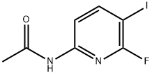 N-(6-FLUORO-5-IODO-PYRIDIN-2-YL)-ACETAMIDE Struktur