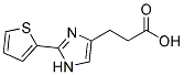 3-(2-THIOPHEN-2-YL-IMIDAZOL-4-YL)-PROPIONIC ACID Struktur