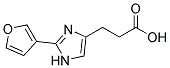 3-(2-FURAN-3-YL-1H-IMIDAZOL-4-YL)-PROPIONIC ACID Struktur