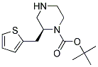 (S)-2-THIOPHEN-2-YLMETHYL-PIPERAZINE-1-CARBOXYLIC ACID TERT-BUTYL ESTER Struktur