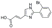 3-[2-(2-BROMO-PHENYL)-IMIDAZOL-4-YL]-ACRYLIC ACID Struktur