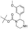 (R)-2-(3-METHOXY-PHENYL)-PIPERAZINE-1-CARBOXYLIC ACID TERT-BUTYL ESTER Struktur