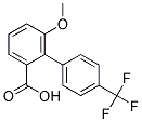 6-METHOXY-4'-TRIFLUOROMETHYL BIPHENYL-2-CARBOXYLIC ACID Struktur