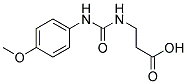 3-([[(4-METHOXYPHENYL)AMINO]CARBONYL]AMINO)PROPANOIC ACID Struktur