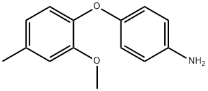 4-(2-METHOXY-4-METHYLPHENOXY)PHENYLAMINE Struktur