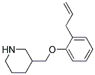 3-[(2-ALLYLPHENOXY)METHYL]PIPERIDINE Struktur