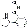 (R)-2-(2-CHLOROPHENYL)PYRROLIDINE HYDROCHLORIDE Struktur