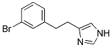 4-[2-(3-BROMO-PHENYL)-ETHYL]-1H-IMIDAZOLE Struktur