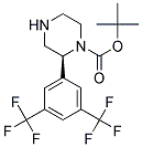 (S)-2-(3,5-BIS-TRIFLUOROMETHYL-PHENYL)-PIPERAZINE-1-CARBOXYLIC ACID TERT-BUTYL ESTER Struktur