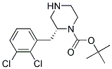 (R)-2-(2,3-DICHLORO-BENZYL)-PIPERAZINE-1-CARBOXYLIC ACID TERT-BUTYL ESTER Struktur