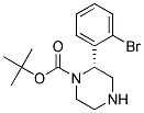 (R)-2-(2-BROMO-PHENYL)-PIPERAZINE-1-CARBOXYLIC ACID TERT-BUTYL ESTER Struktur