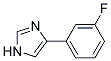 4-(3-FLUORO-PHENYL)-1H-IMIDAZOLE Structure