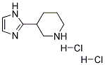 3-(1H-IMIDAZOL-2-YL)-PIPERIDINE 2HCL Struktur