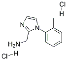 C-(1-O-TOLYL-1H-IMIDAZOL-2-YL)-METHYLAMINE 2HCL Structure