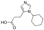 3-(3-CYCLOHEXYL-3H-IMIDAZOL-4-YL)-PROPIONIC ACID Structure