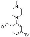 4-BROMO-2-(4-METHYL-PIPERAZIN-1-YL)-BENZALDEHYDE Struktur