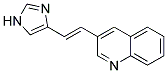 3-[2-(1H-IMIDAZOL-4-YL)-VINYL]-QUINOLINE Struktur