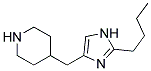 4-(2-BUTYL-1H-IMIDAZOL-4-YLMETHYL)-PIPERIDINE Struktur