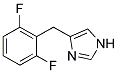 4-(2,6-DIFLUORO-BENZYL)-1H-IMIDAZOLE Struktur