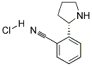 (S)-2-(PYRROLIDIN-2-YL)BENZONITRILE HYDROCHLORIDE Struktur