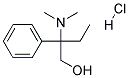 2-(N,N-DIMETHYLAMINO)-2-PHENYLBUTAN-1-OL HYDROCHLORIDE Struktur