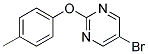 5-BROMO-2-(4-METHYLPHENOXY)PYRIMIDINE Struktur