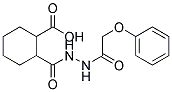 2-[N'-(2-PHENOXY-ACETYL)-HYDRAZINOCARBONYL]-CYCLOHEXANECARBOXYLIC ACID Struktur