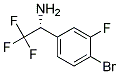 (R)-1-(4-BROMO-3-FLUORO-PHENYL)-2,2,2-TRIFLUORO-ETHYLAMINE Struktur