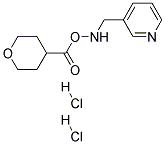 4-[(PYRIDIN-3-YLMETHYL)-AMINO]-TETRAHYDRO-PYRAN-4-CARBOXYLIC ACID DIHYDROCHLORIDE Struktur