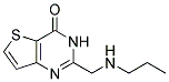 2-[(PROPYLAMINO)METHYL]THIENO[3,2-D]PYRIMIDIN-4(3H)-ONE Struktur