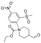 ETHYL 1-[2-(METHYLSULFONYL)-4-NITROPHENYL]PIPERIDINE-4-CARBOXALATE Struktur