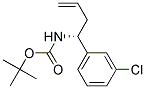 [(R)-1-(3-CHLORO-PHENYL)-BUT-3-ENYL]-CARBAMIC ACID TERT-BUTYL ESTER Struktur