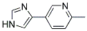 5-(1H-IMIDAZOL-4-YL)-2-METHYL-PYRIDINE Struktur