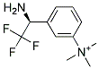 [3-((S)-1-AMINO-2,2,2-TRIFLUORO-ETHYL)-PHENYL]-TRIMETHYL-AMMONIUM Struktur