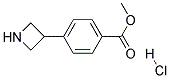 METHYL 4-(AZETIDIN-3-YL)BENZOATE HYDROCHLORIDE Struktur