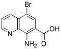 8-AMINO-5-BROMOQUINOLINE-7-CARBOXYLIC ACID Struktur