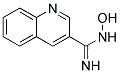 N-HYDROXY-QUINOLINE-3-CARBOXAMIDINE Struktur