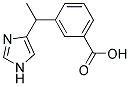 3-[1-(1H-IMIDAZOL-4-YL)-ETHYL]-BENZOIC ACID Struktur